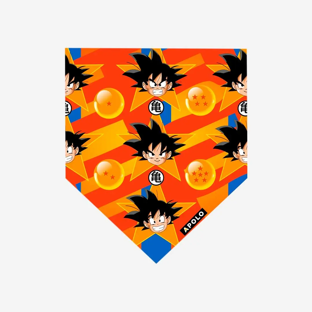 Pañoleta para mascotas Goku
