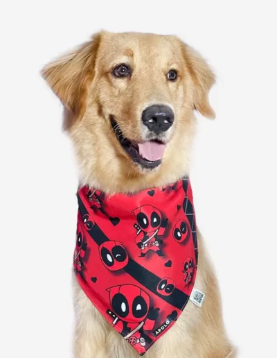 Pañoleta para mascotas Deadpool