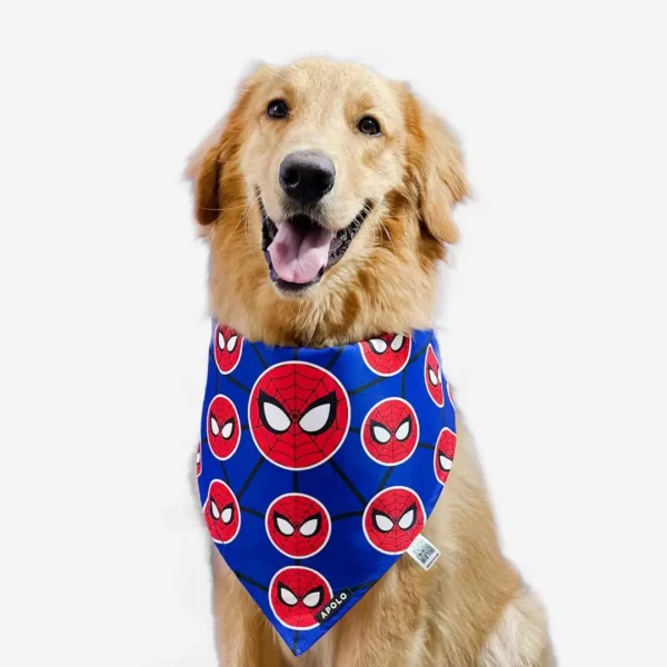 Pañoleta para mascotas Spiderman