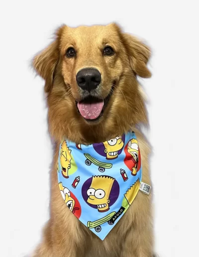 Pañoleta para mascotas Bart Simpson