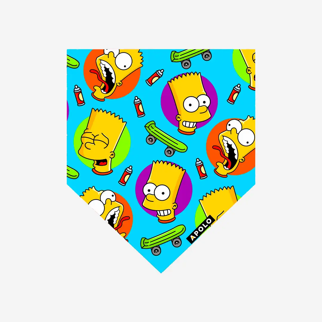 Pañoleta para mascotas Bart Simpson