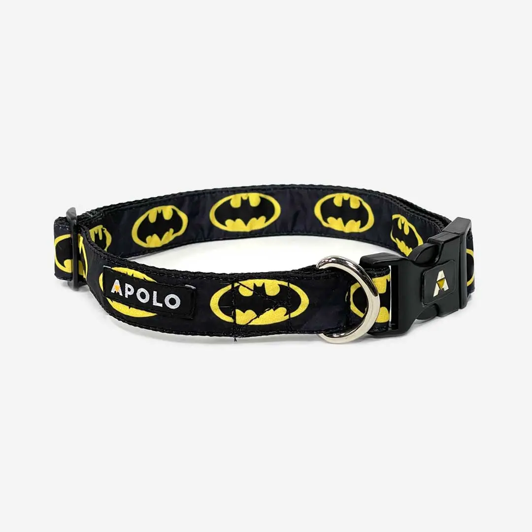 Collar para mascota batman black