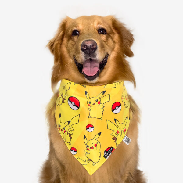 Pañoleta para mascotas Pikachu