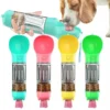 Botella 4 en 1 (bebedero, comedero, porta bolsas y pala para recoger excremento) - Imagen 2